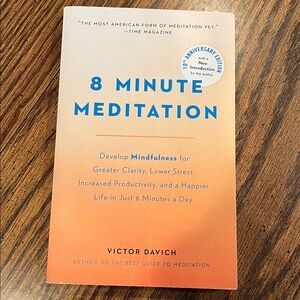 8 Minute Meditation Paperback Book